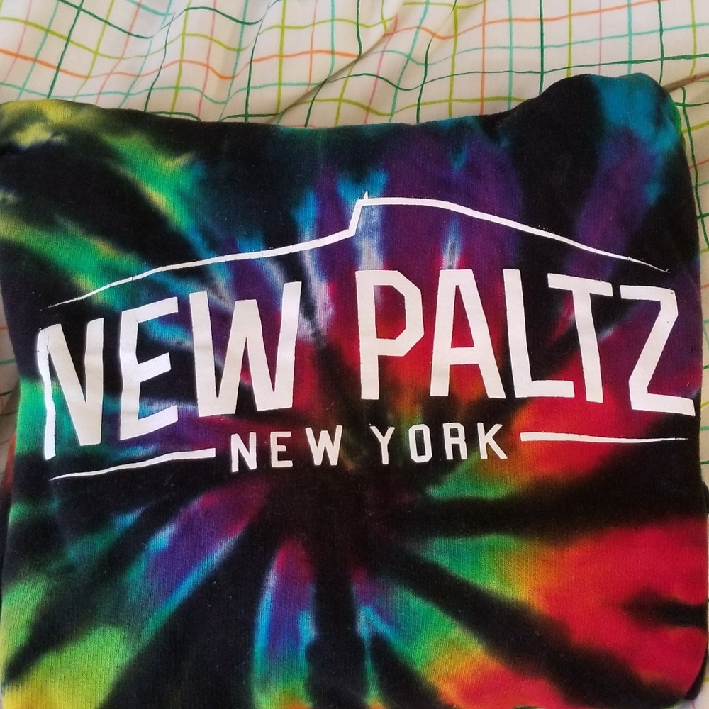 Unisex Hispter Tie-Dye New Paltz Hoodie